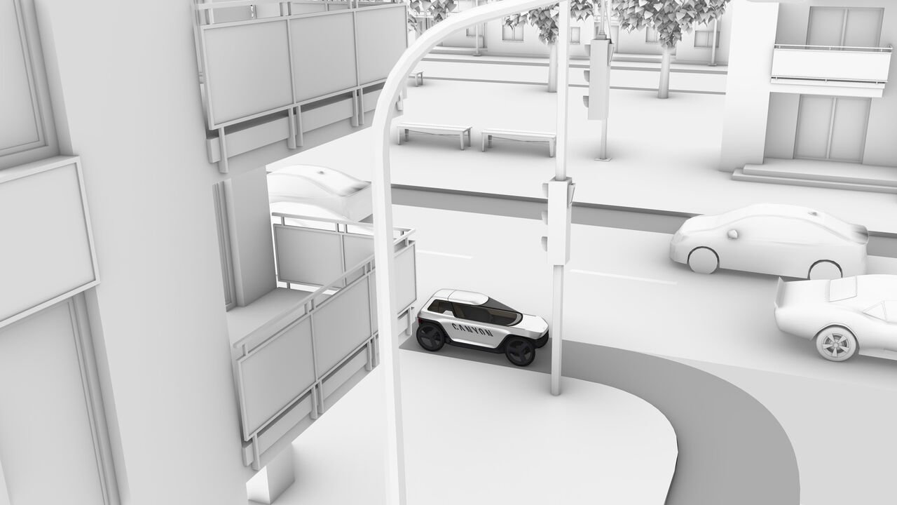 Future Mobility Concept dans la ville