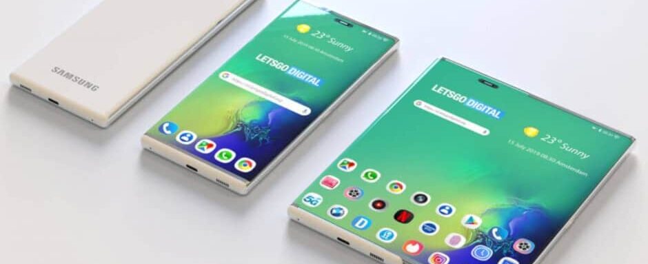 Samsung travaille sur des écrans enroulables et coulissants