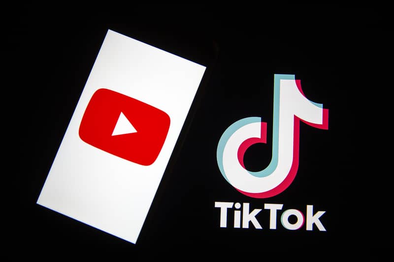 YouTube TikTok logo
