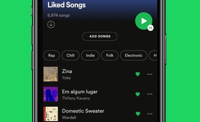 Spotify filtre désormais vos chansons likés par ambiance et genre news