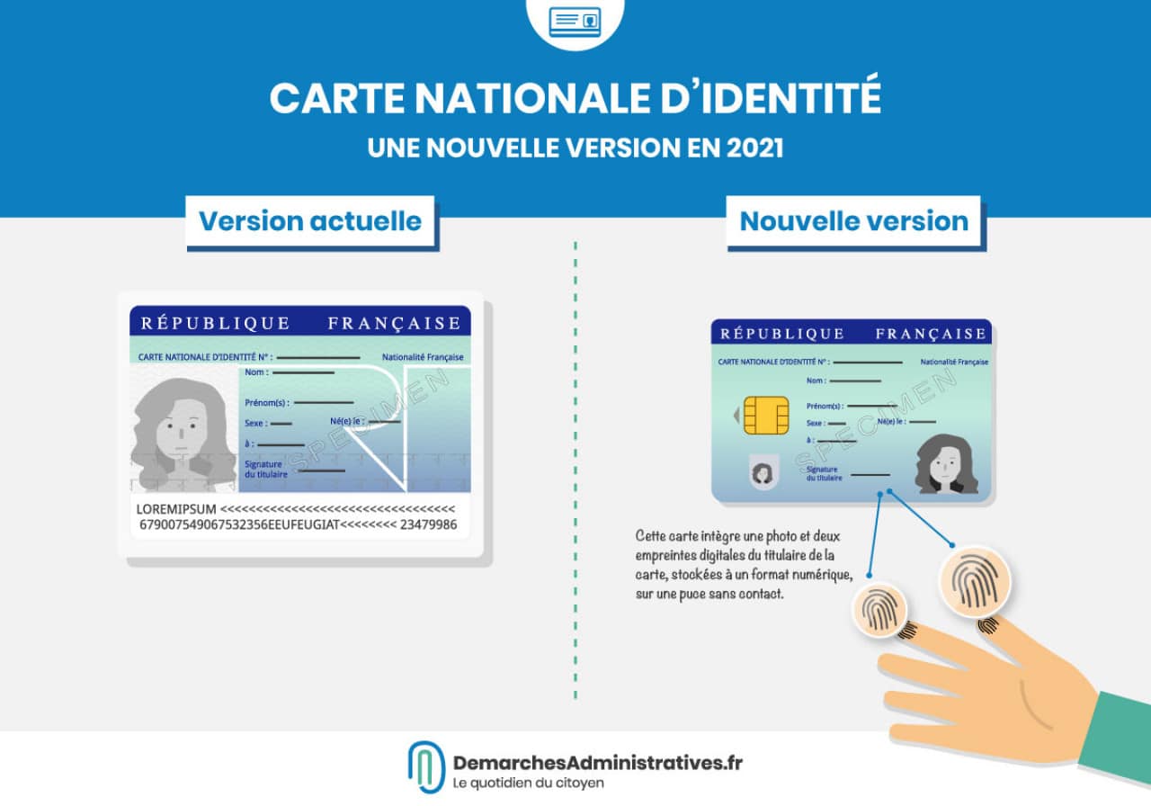 La Carte d’identité numérique avec une puce intégrée lancée en août