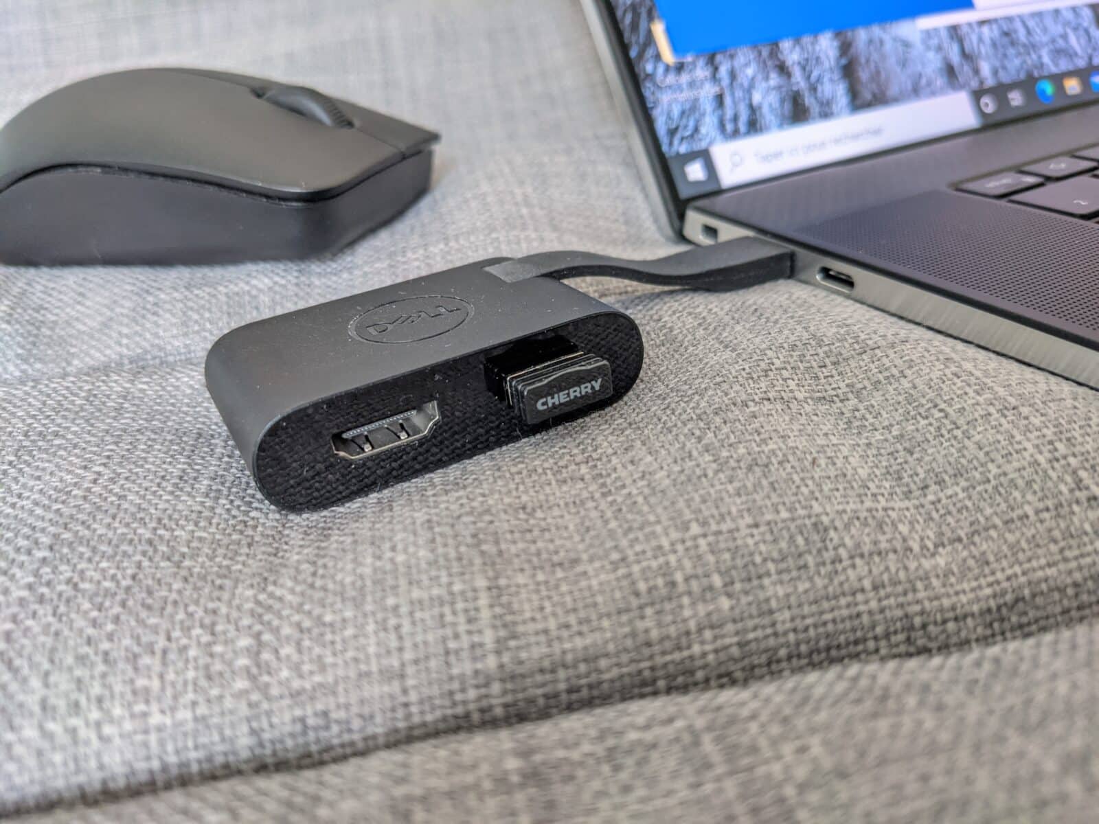 test dell xps 17 dongle usb-c