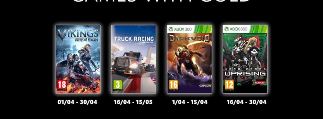 Games with Gold : les jeux gratuits sur Xbox en avril 2021