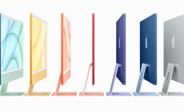 Apple annonce un nouvel iMac 24 pouces, avec une puce M1 et un écran ultra-fin