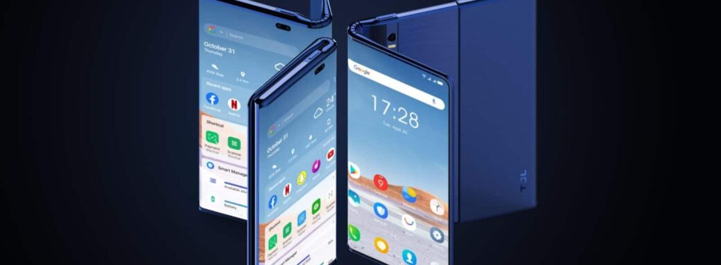 TCL Fold N’Roll : un smartphone pliable et enroulable