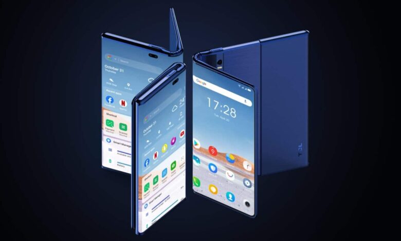 TCL Fold N’Roll : un smartphone pliable et enroulable