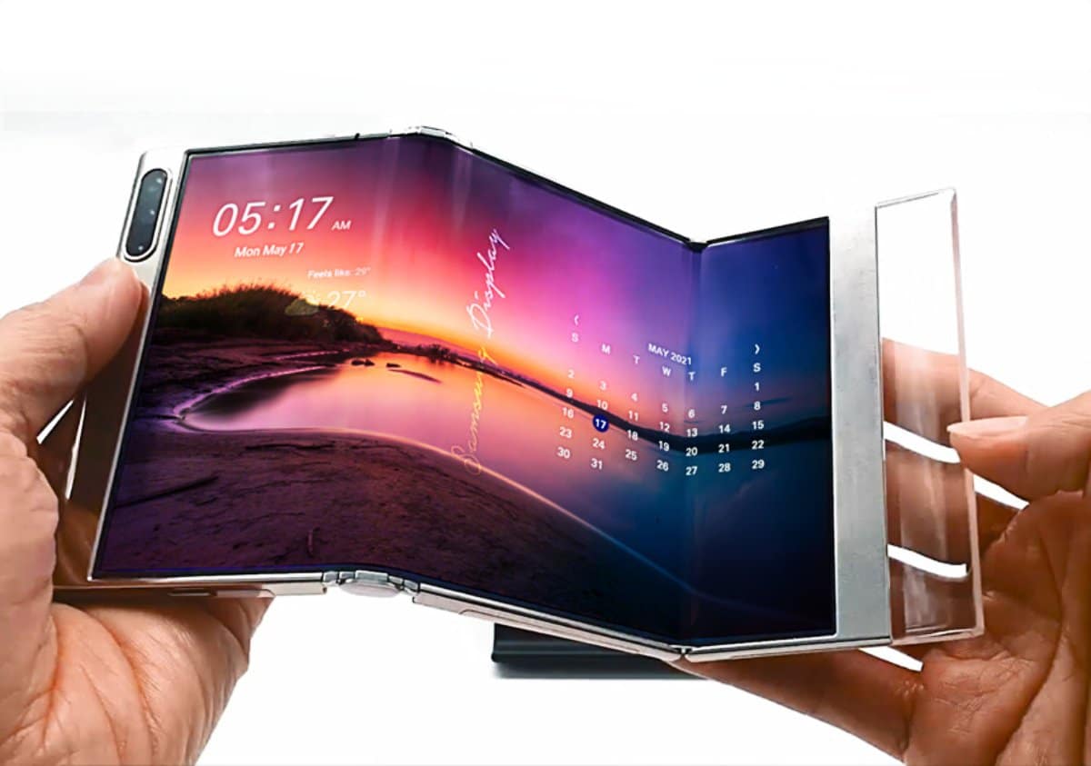 Samsung dévoile quatre innovations d’écran (pliable, enroulable, caméra sous l’écran…) écran