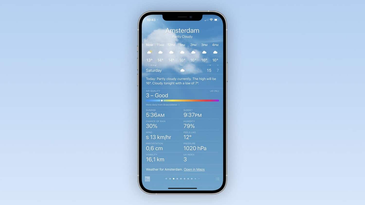 Les iPhone pourront bientôt mesurer la qualité de l’air en France iOS