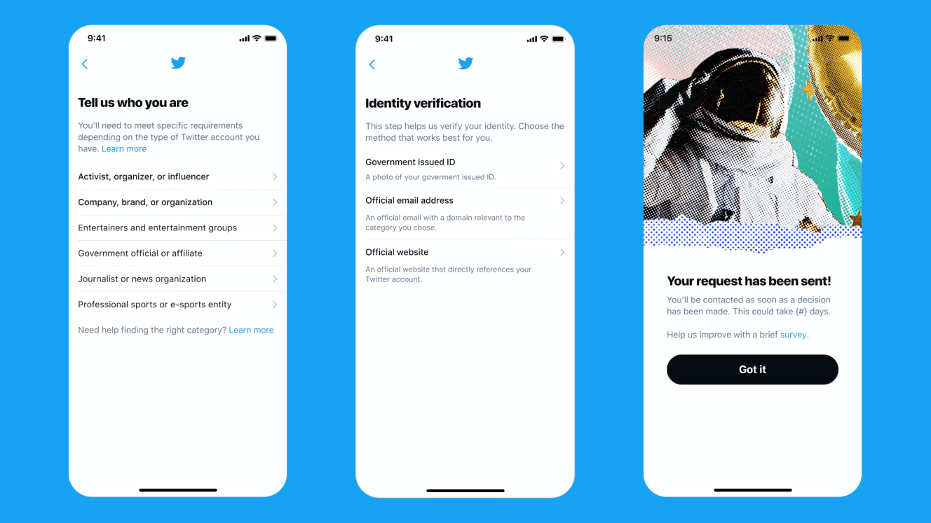 Twitter : un nouveau système de certification de comptes arrive certification