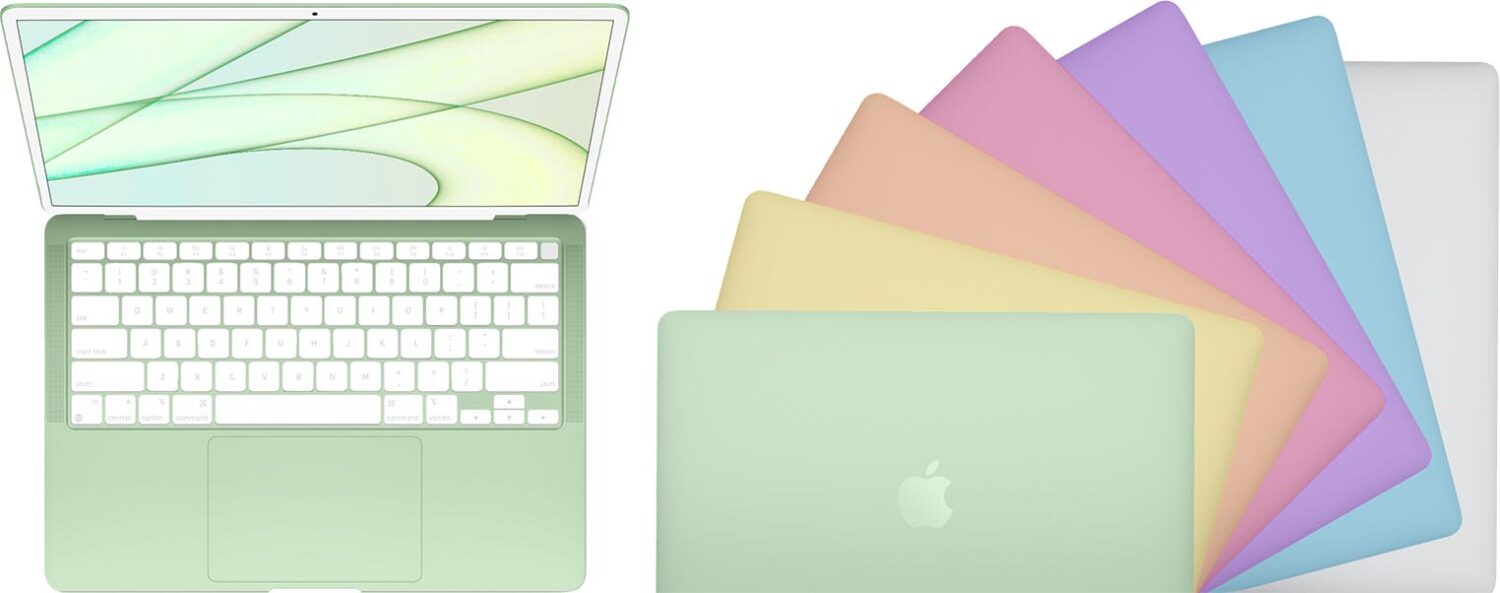 MacBook Air : Apple pourrait proposer les couleurs de l’iMac M1 Apple