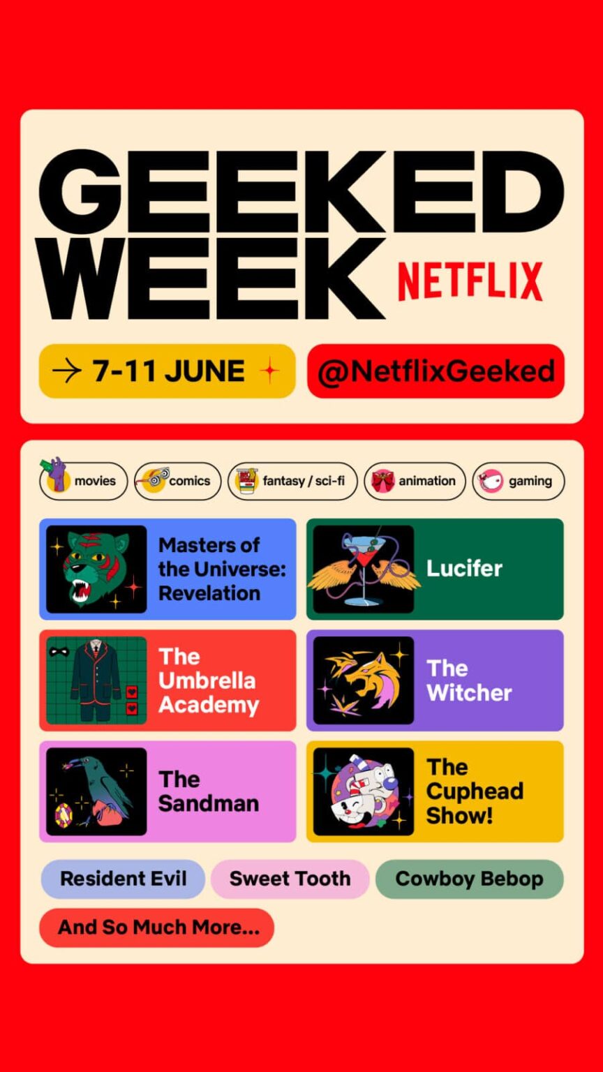Netflix prépare pour juin l'évènement Geeked Week