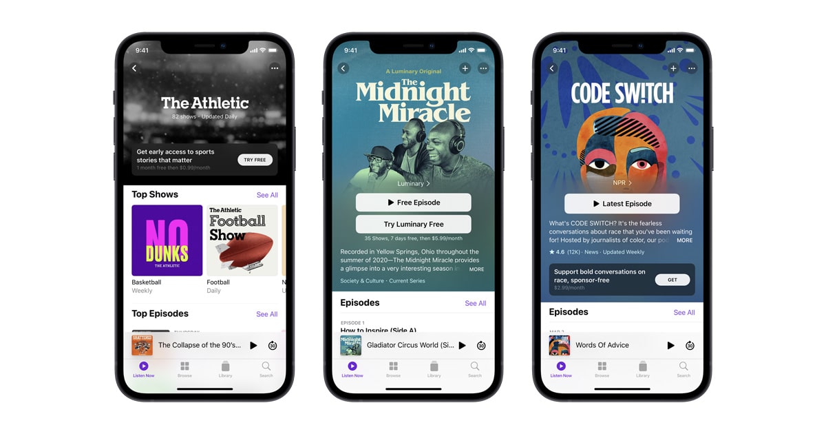 Apple Podcasts : les abonnements payants sont désormais disponibles