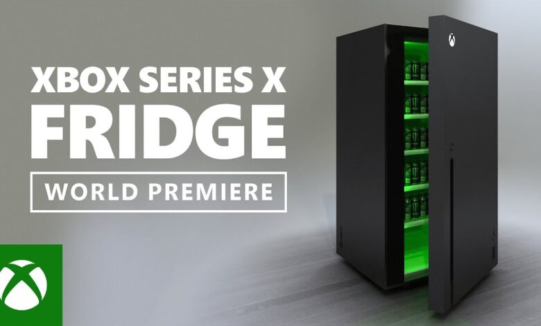 Le mini-frigo Xbox Series X présenté par Microsoft lors de l’E3