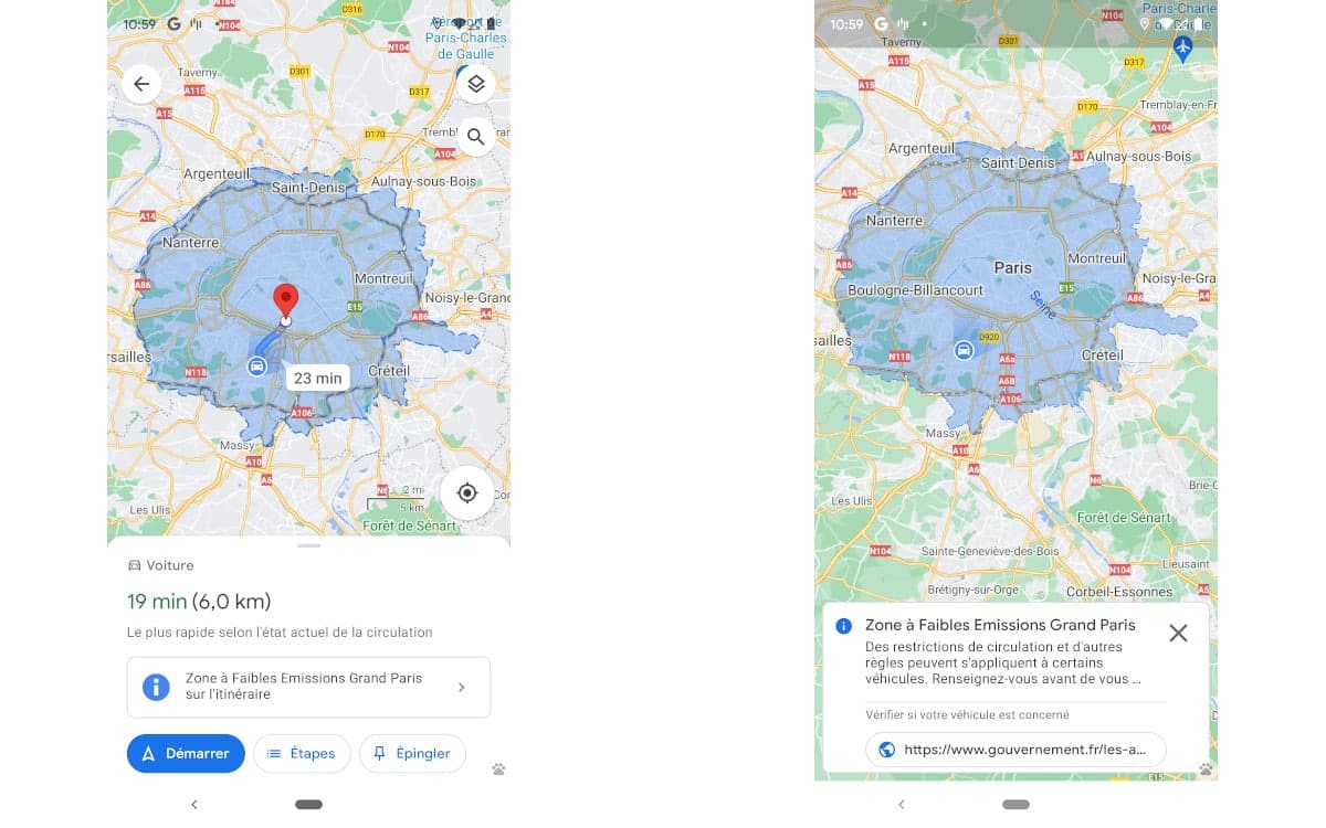 google-maps-zone-faible-emission