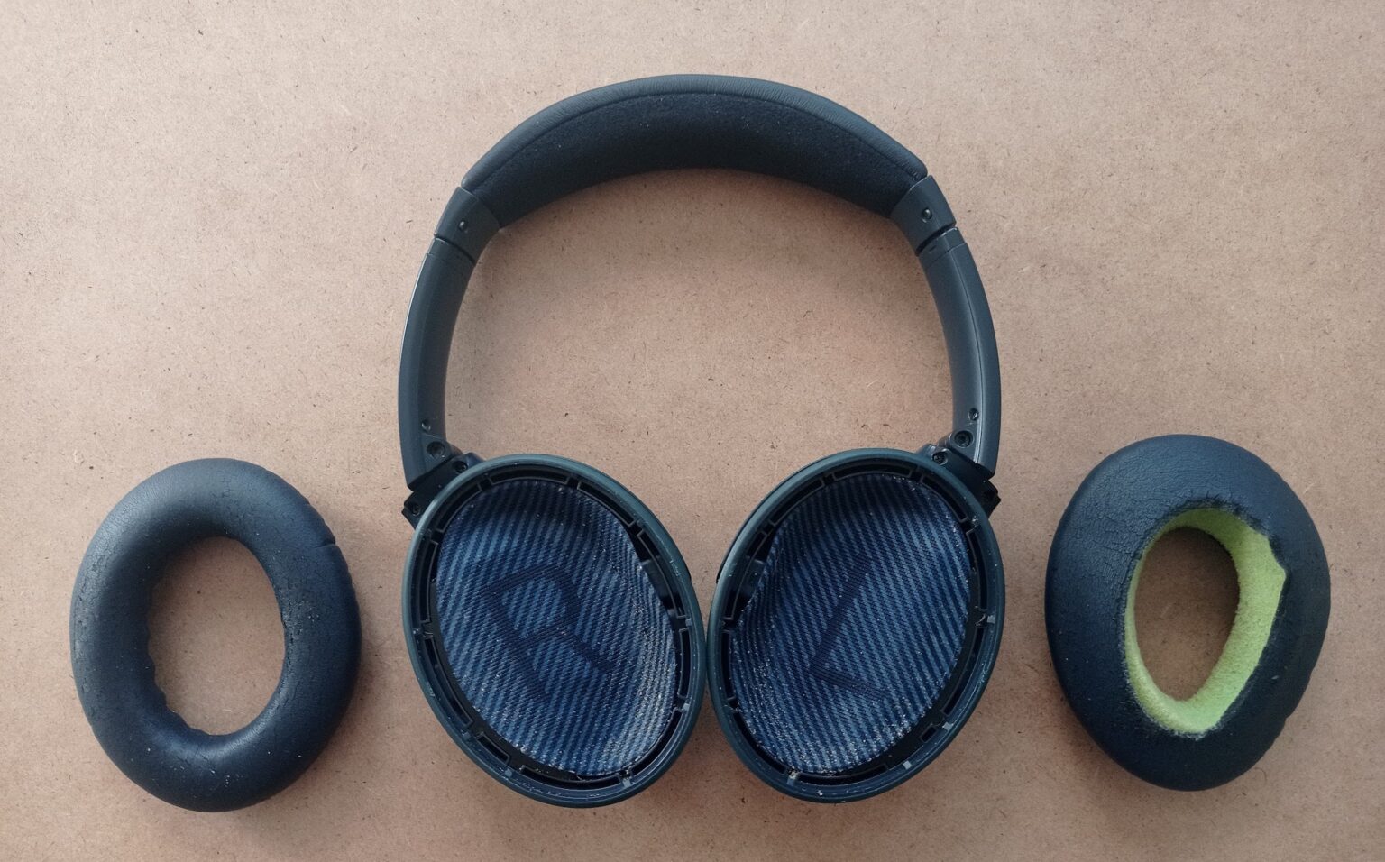 Coussinets De Rechange Pour Casque Bose QC35 / QC35ii / QC45 - Cuir Souple Et Mousse Mémoire - Noir