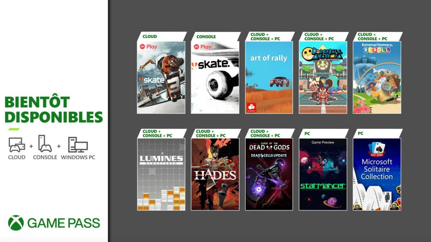 Xbox Game Pass Les Nouveaux Jeux Du Mois D Ao T Lcdg