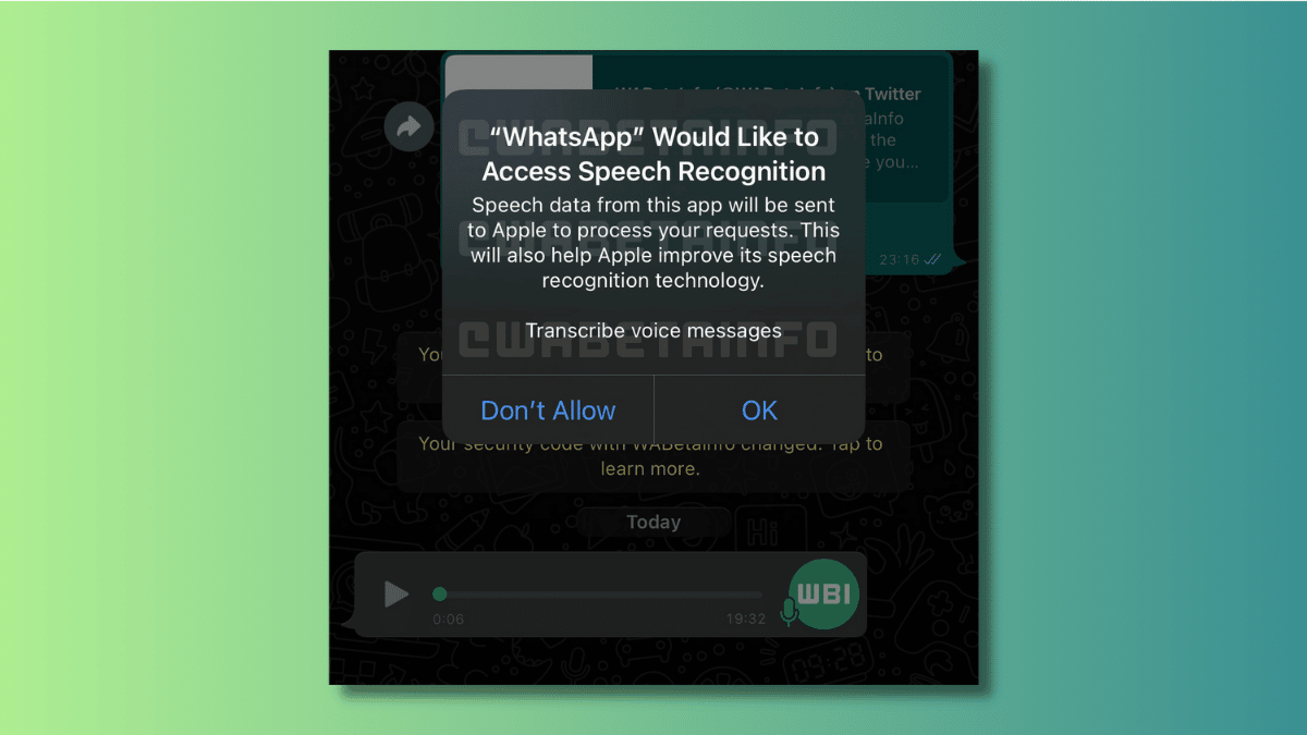 whatsapp message vocaux transcription