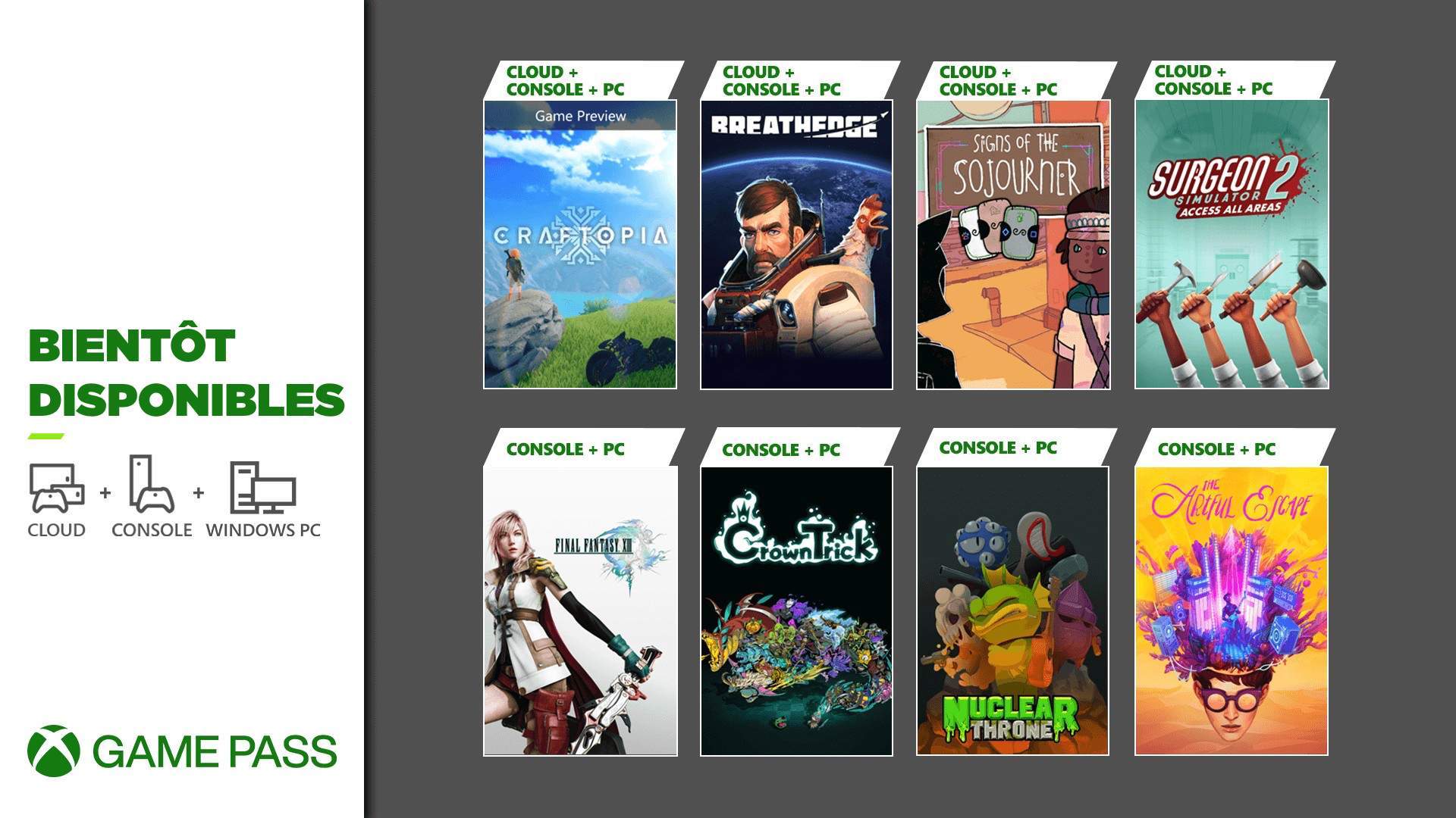 Xbox Game Pass Les Nouveaux Jeux Du Mois De Septembre LCDG