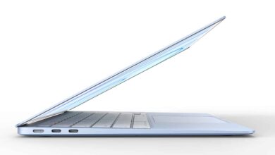 MacBook Air 2022 prix design coloris mini-LED