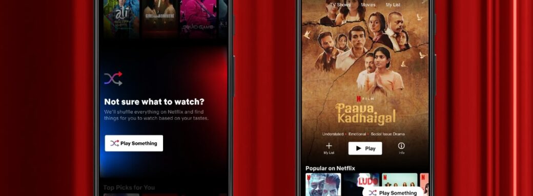 Play Something, la lecture aléatoire est enfin disponible sur l'application Netflix sur Android.