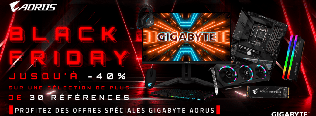 Aorus Gigabyte Black friday promotion