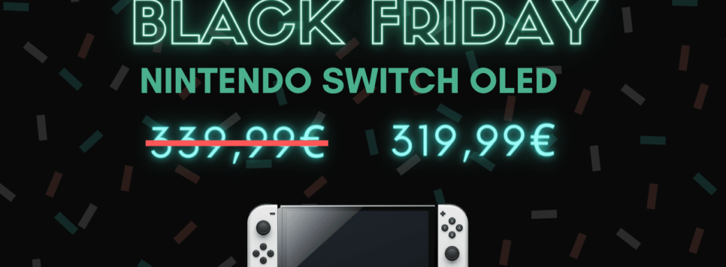 Black Friday : 20€ de réduction pour la Nintendo Switch OLED black friday