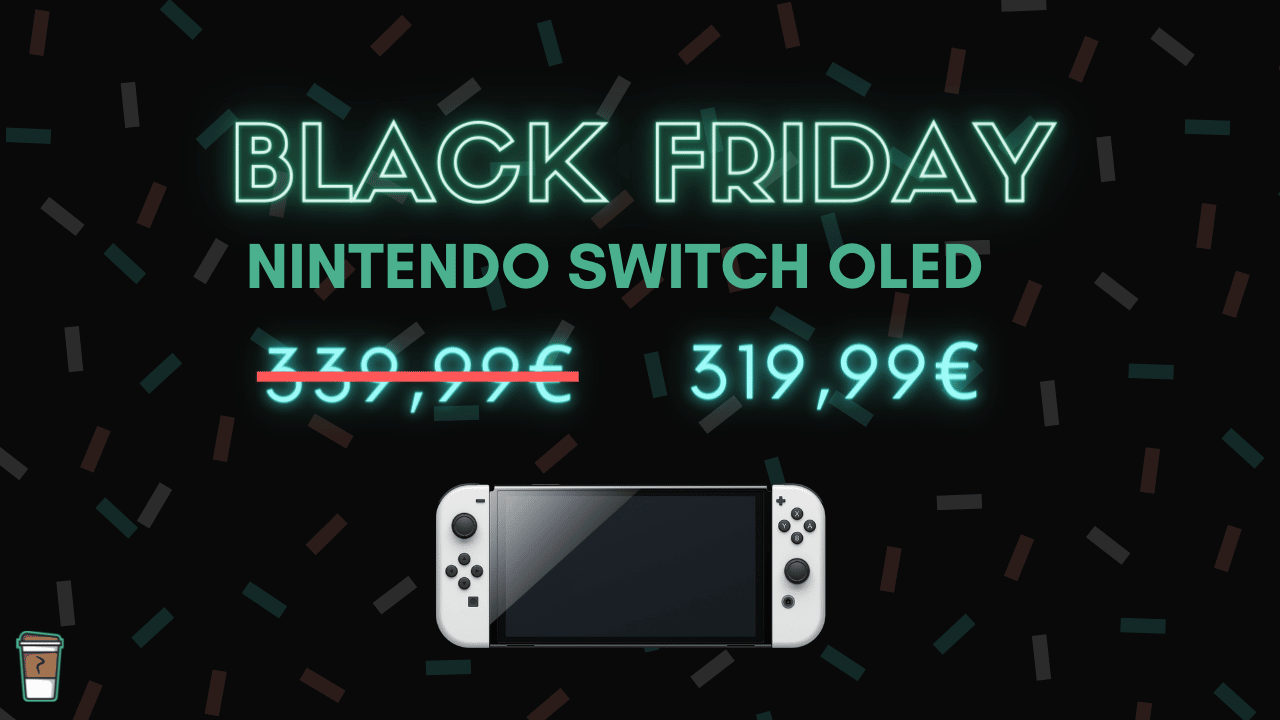 Black Friday 20€ de réduction pour la Nintendo Switch OLED LCDG