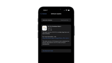 ios 15.2 beta 2 nouvelles fonctions iPhone