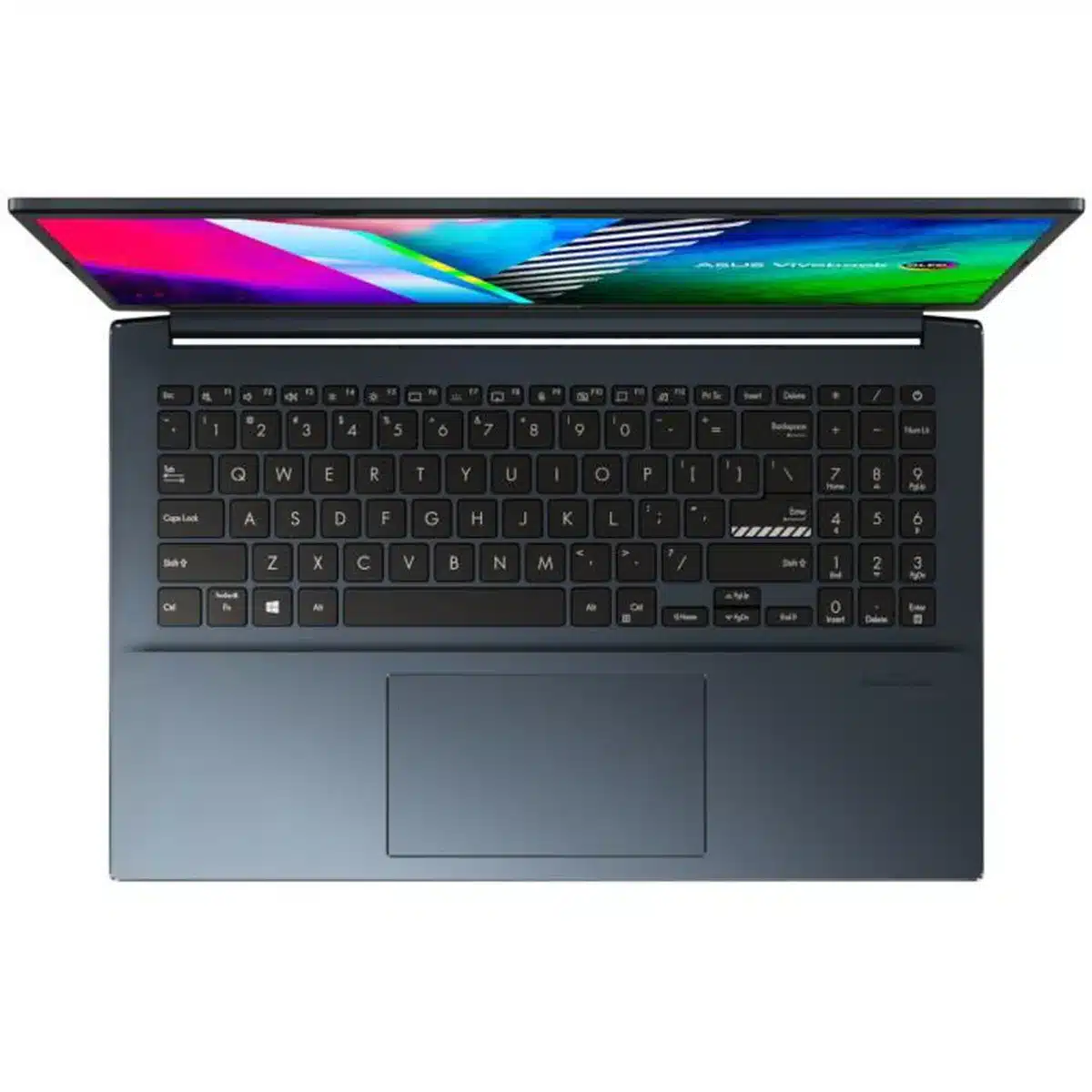 pc ultraportable asus vivobook pro 15 oled vue dessus - Asus : jusqu’à 400 € de remise sur les PC portables Vivobook OLED – Black Friday pc-ultraportable-asus-vivobook-pro-15-oled-vue-dessus