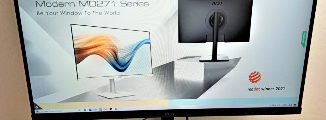 Presentation MSI Modern MD271QP