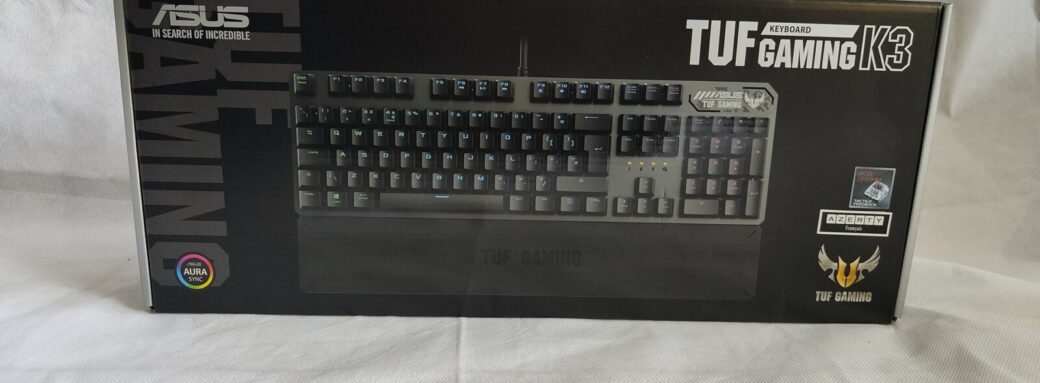 Test – Asus TUF K3 : un clavier mécanique efficace asus