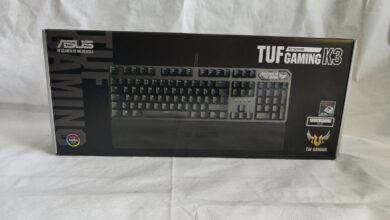 Test – Asus TUF K3 : un clavier mécanique efficace asus