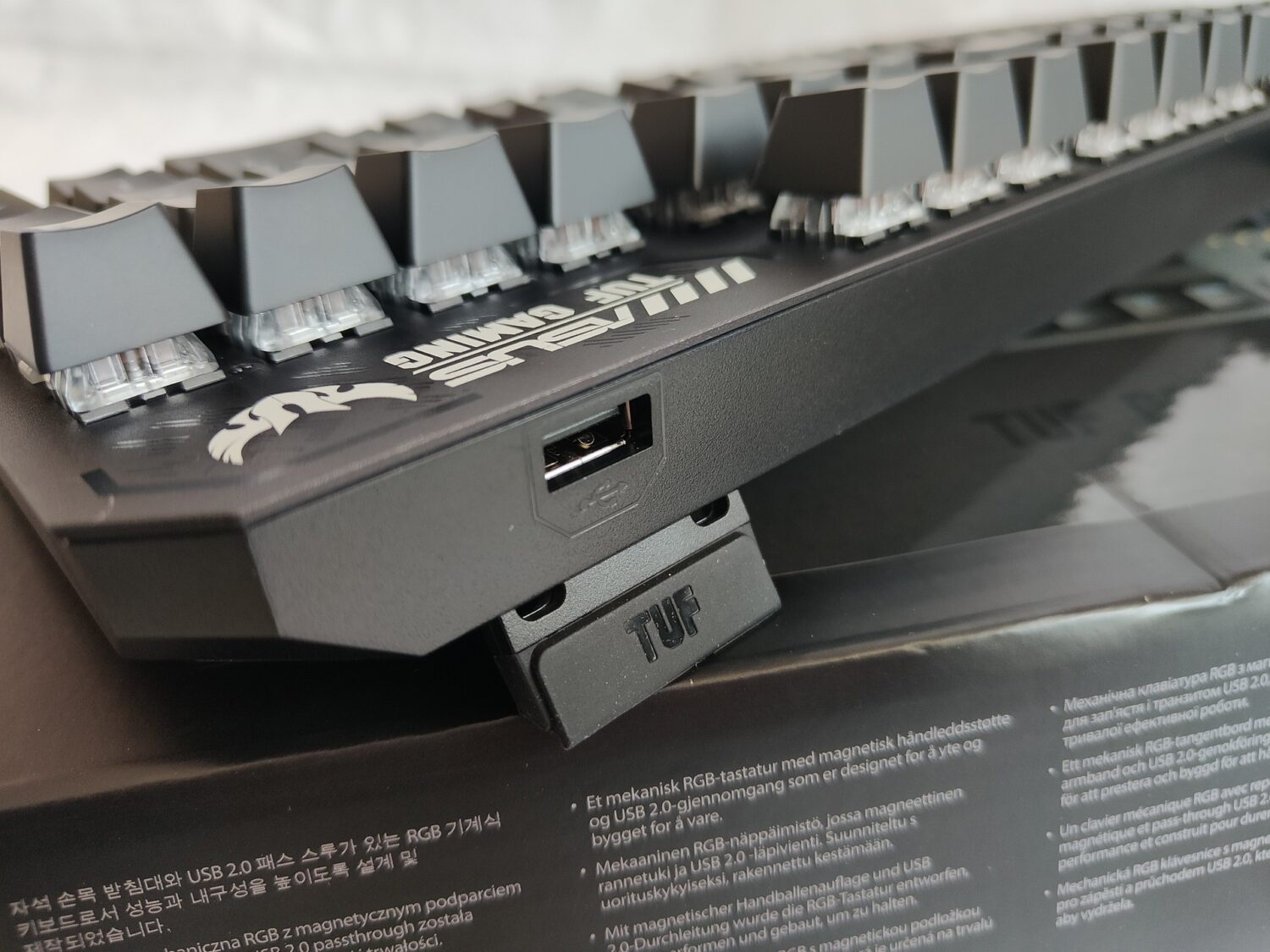 Test – Asus TUF K3 : un clavier mécanique efficace asus