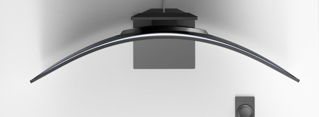Samsung Odyssey Ark dessus