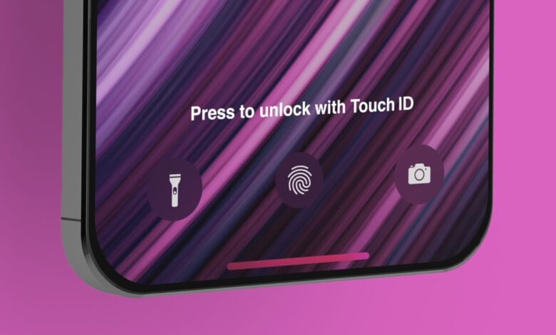 iphone touch id sous ecran pas avant 2025