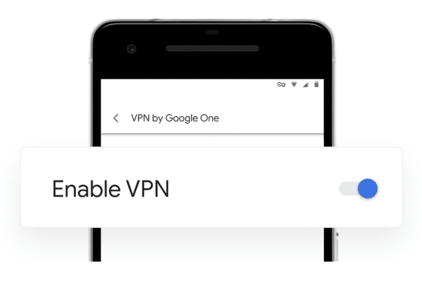 VPN google activation smartphone