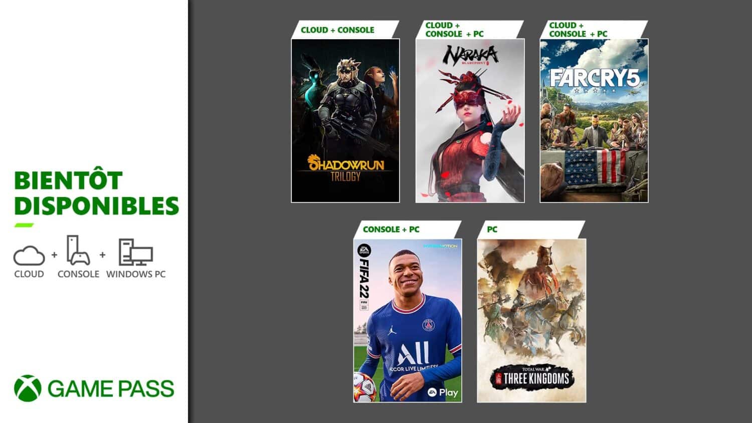 Xbox Game Pass : les nouveaux jeux de fin juin 2022 Cloud gaming