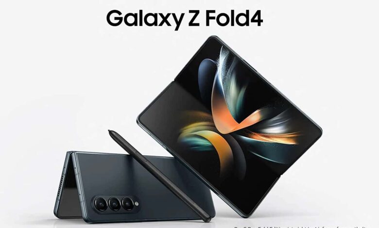 Galaxy Z Fold 4 design officiel