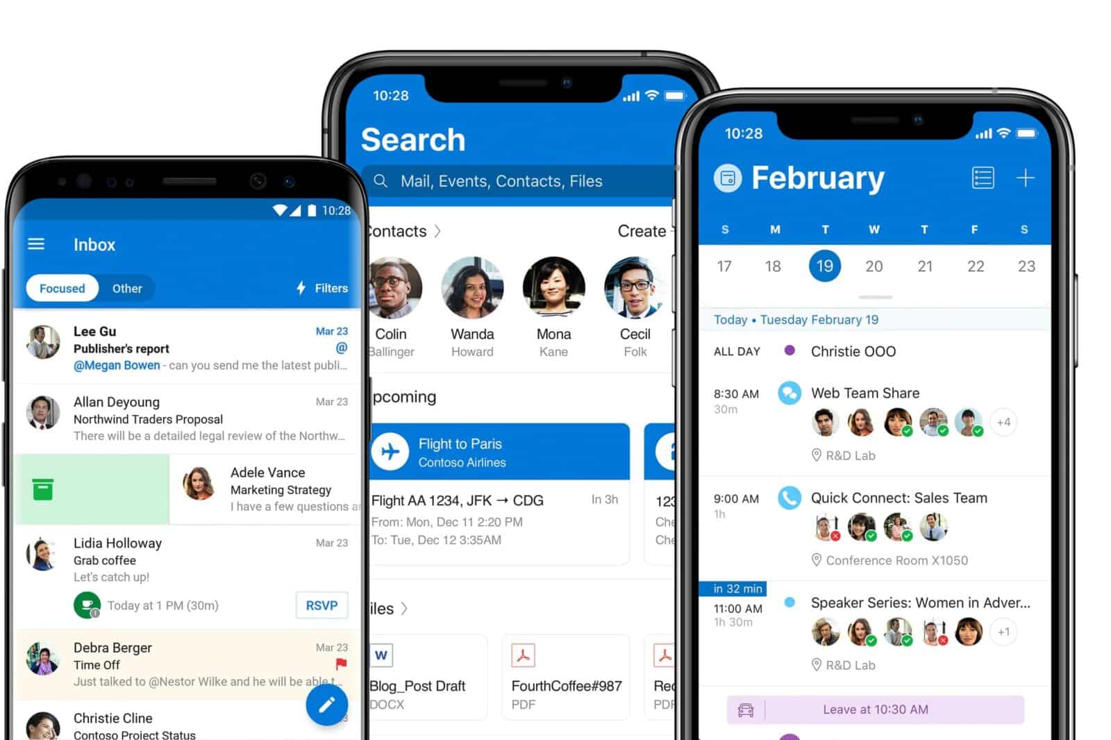 Outlook De La Publicit Ajout e L application Android Et IOS LCDG