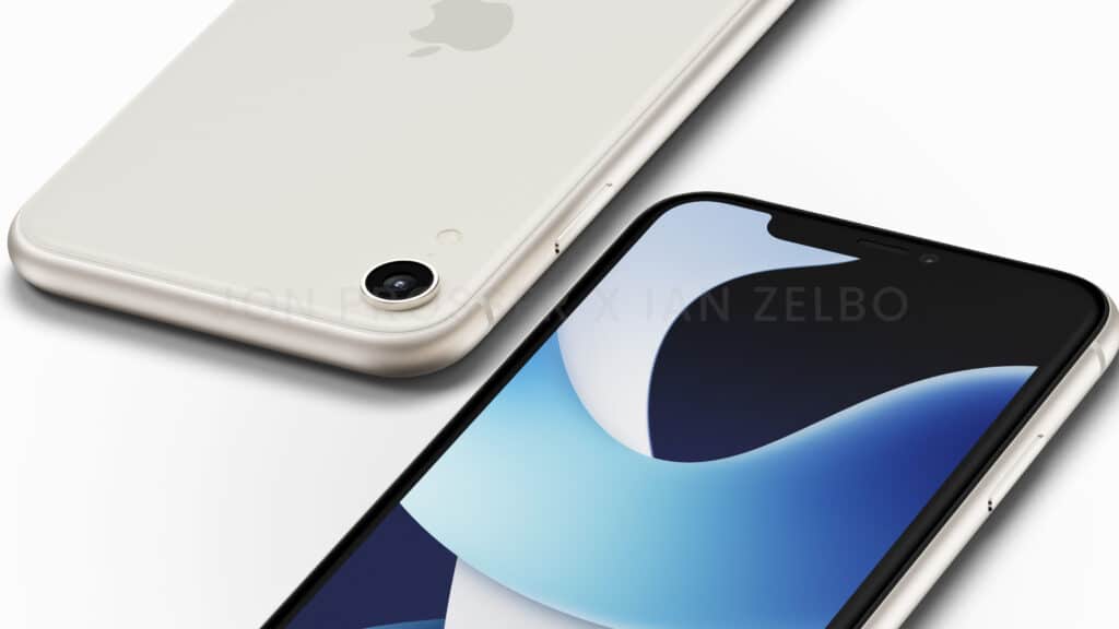 iPhone 4 SE design blanc