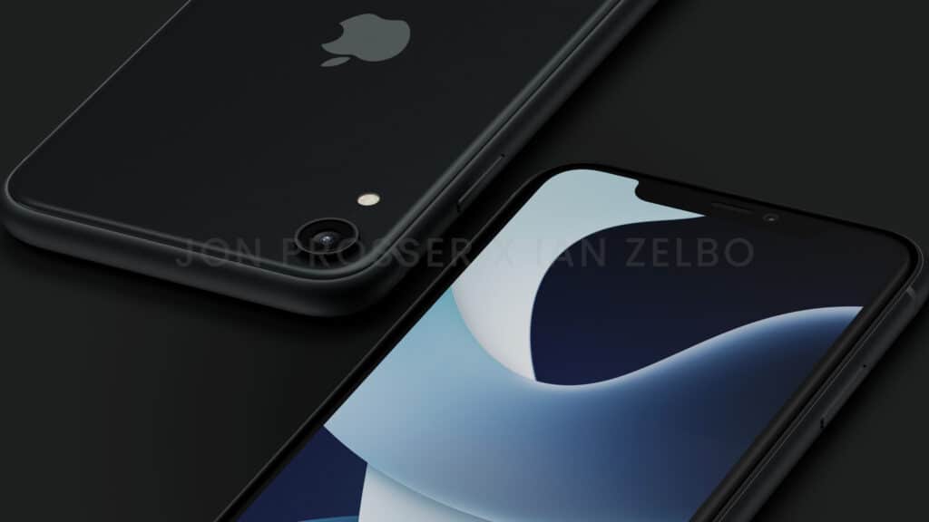 iPhone 4 SE design noir