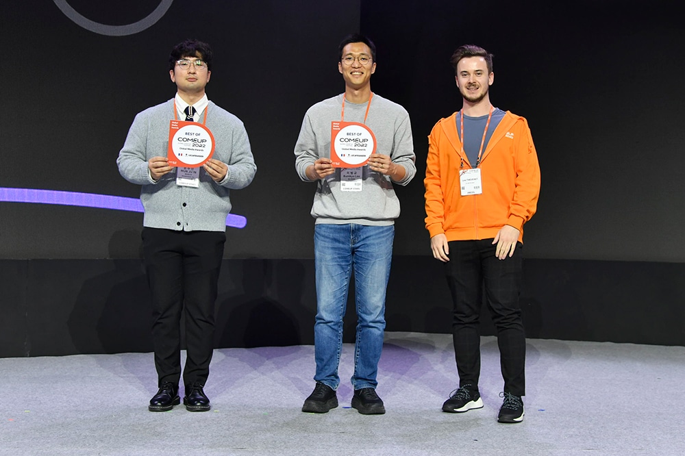 COMEUP 2022 – Les 10 Awards remis aux meilleures startups ! corée