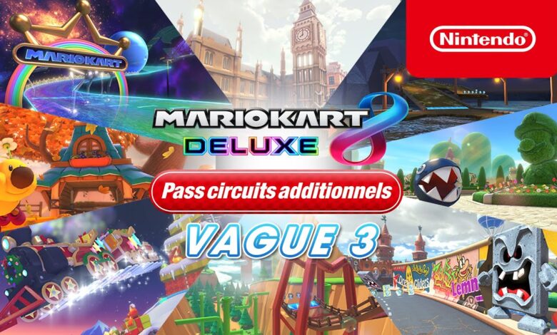 Mario Kart 8 Deluxe circuit date sortie 3e vague DLC