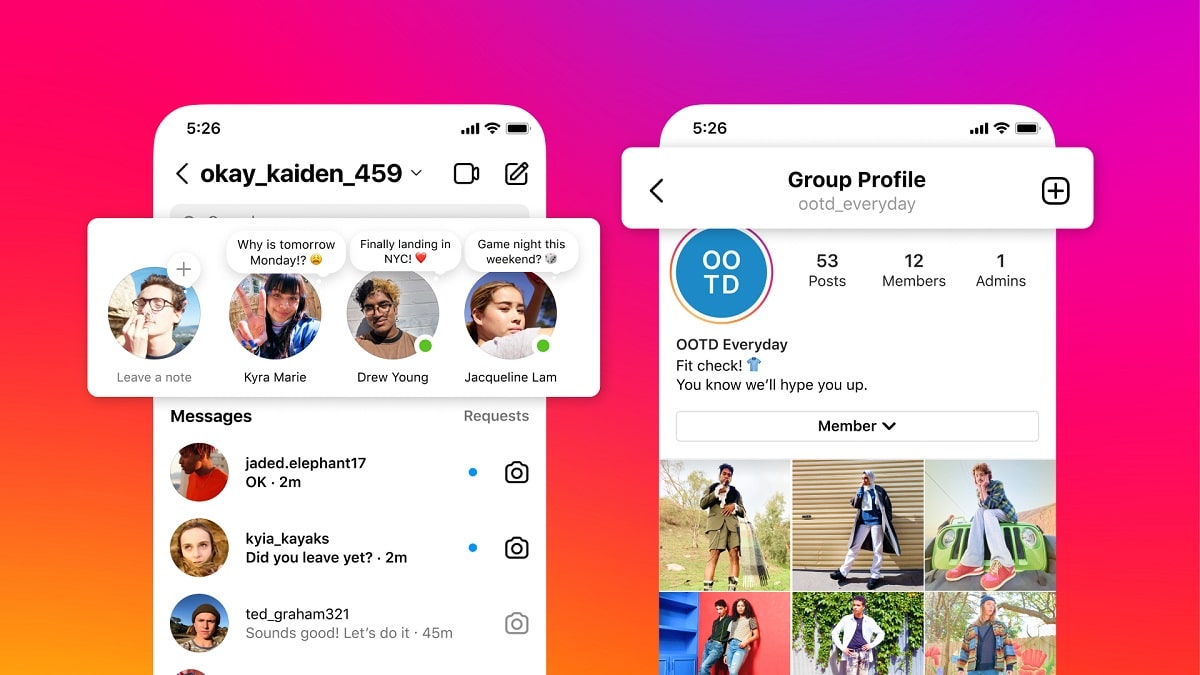 Instagram ajoute la fonction Notes, de courts messages disponibles pendant 24 heures fonctionnalités