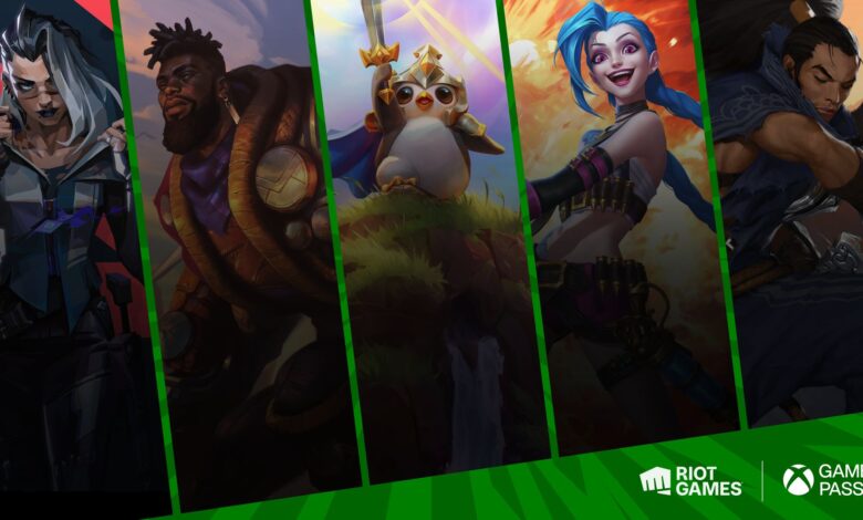 Xbox-Game-Pass-champions-League-of-Legends-Valorant