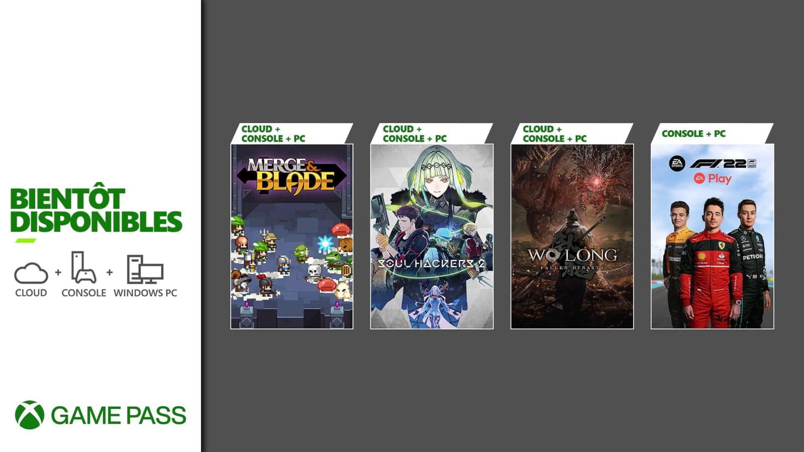 Xbox Game Pass : les nouveaux jeux vidéo de fin février et début mars 2023 Cloud gaming