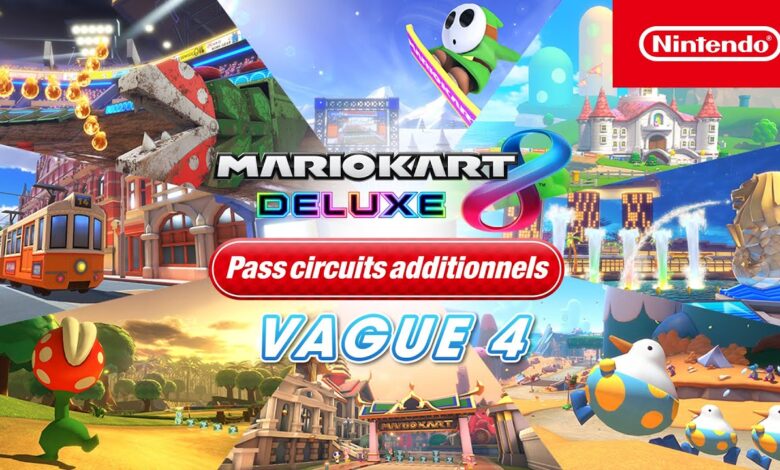 Mario Kart 8 Deluxe nouveaux circuits date sortie quatrieme vague DLC