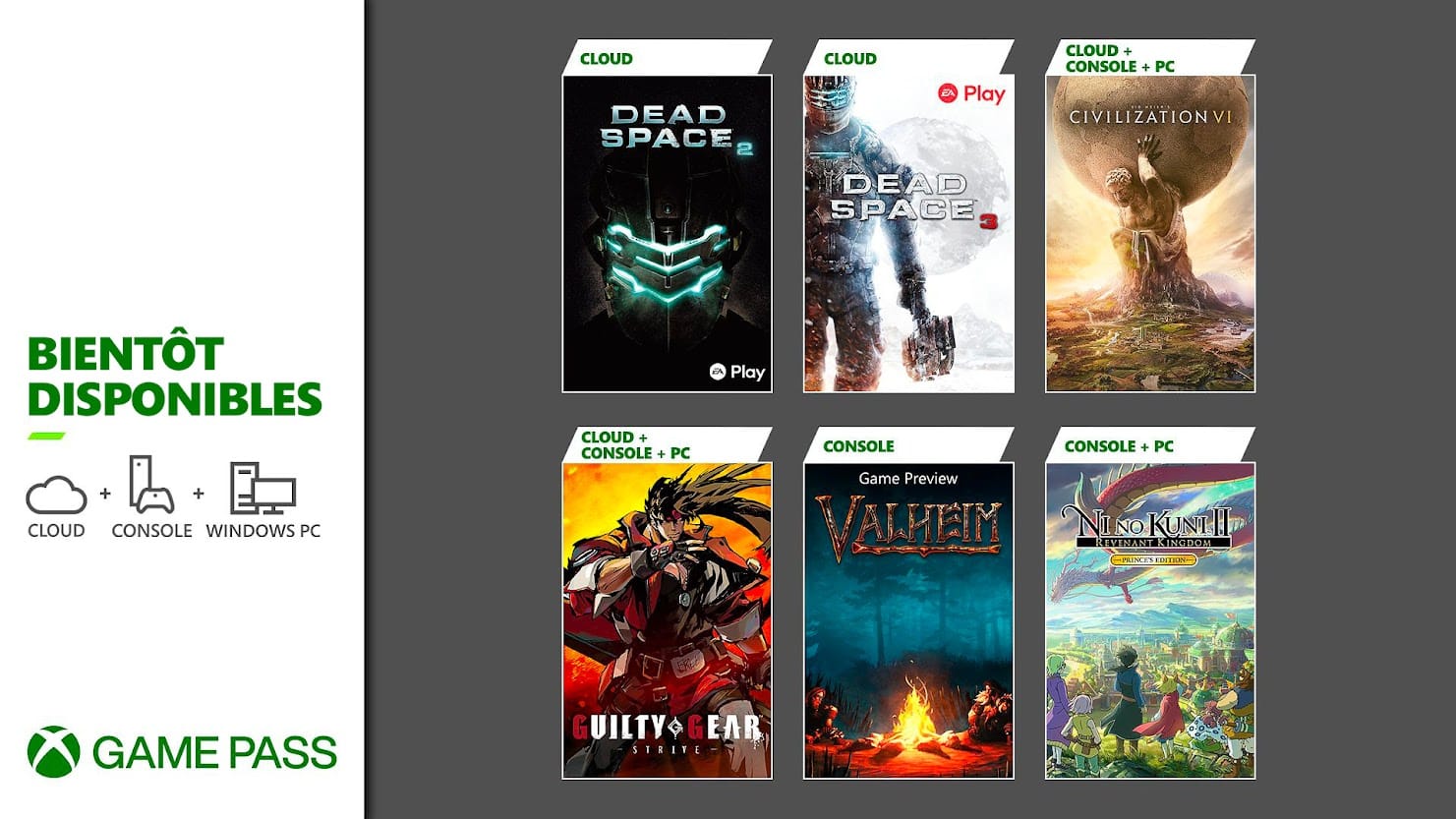 Xbox Game Pass : voici les jeux de mars 2023 Cloud gaming