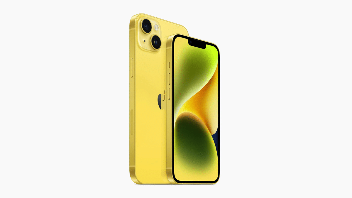 iPhone 14 et 14 Plus : Apple lance un nouveau coloris jaune Apple