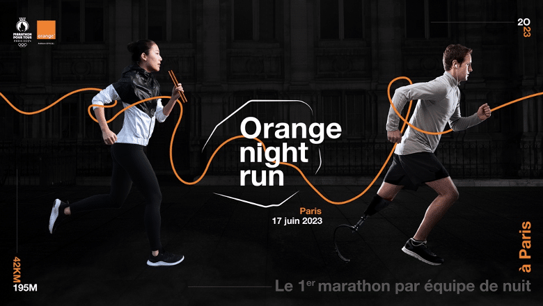Courir le Marathon Pour Tous avec Orange Night Run